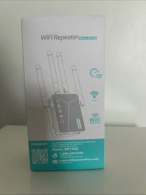 WiFi Repeater RPT-002 in White - Expand 2.4G Network Coverage
